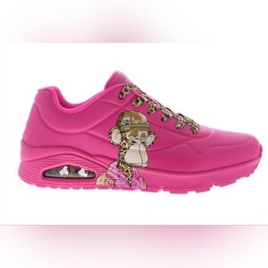 Skechers Pink Graphic Sneakers